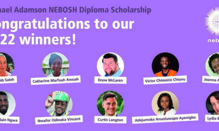 NEBOSH announces ten winners of 2022 Diploma scholarship