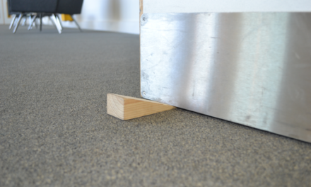 53 per cent of fire safety professionals have seen an increase in fire door wedging