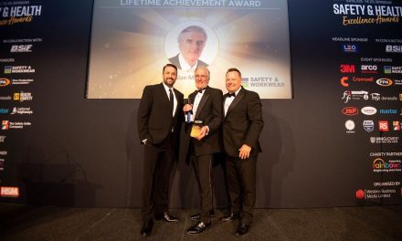 BSIF CEO Alan Murray honoured with lifetime achievement award at Safety & Health Excellence Awards 2025