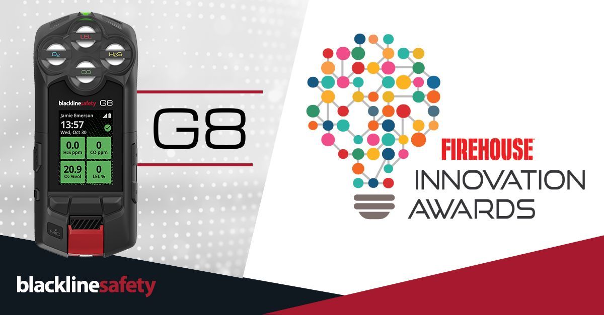 Blackline Safety’s G8 wins 2026 Firehouse Innovation Award