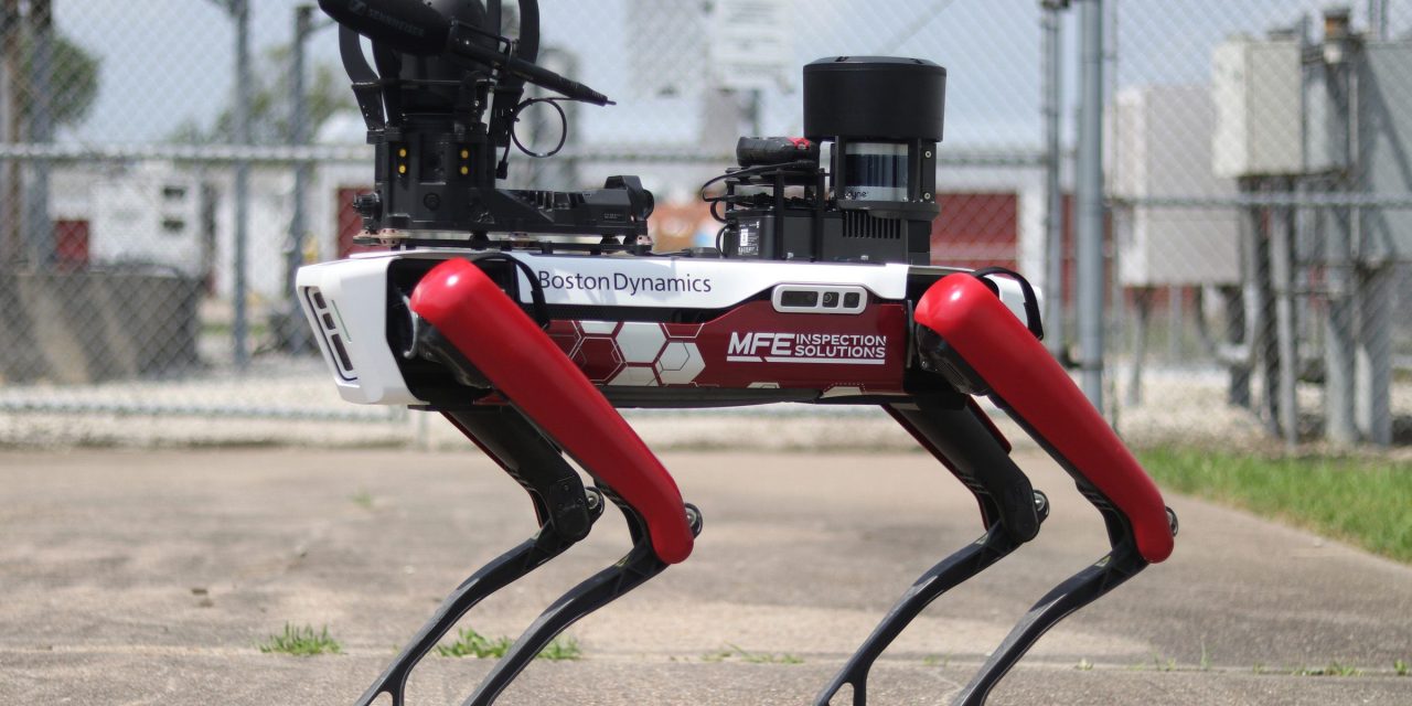 Boston Dynamics’ Spot Robot Dog outfitted with Blackline Safety gas detector