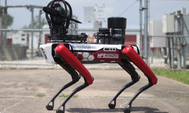 Boston Dynamics’ Spot Robot Dog outfitted with Blackline Safety gas detector