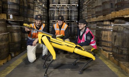 Robot dog sniffs out the future of whisky warehousing innovation