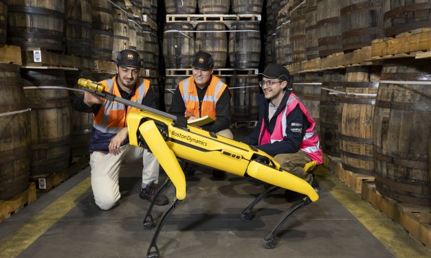 Robot dog sniffs out the future of whisky warehousing innovation