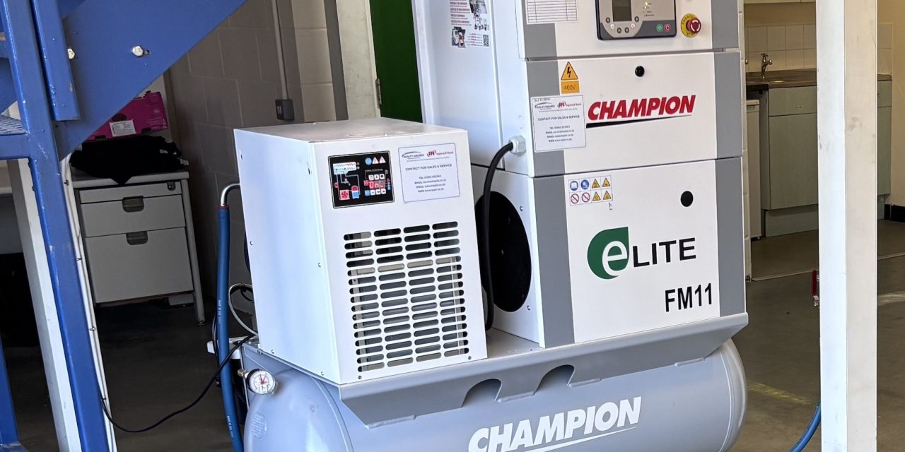 Plug and play precision for Clayden with new Champion ELITE compressed air station