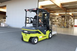 Clark electric forklifts ensure emission-free logistics at Teckentrup
