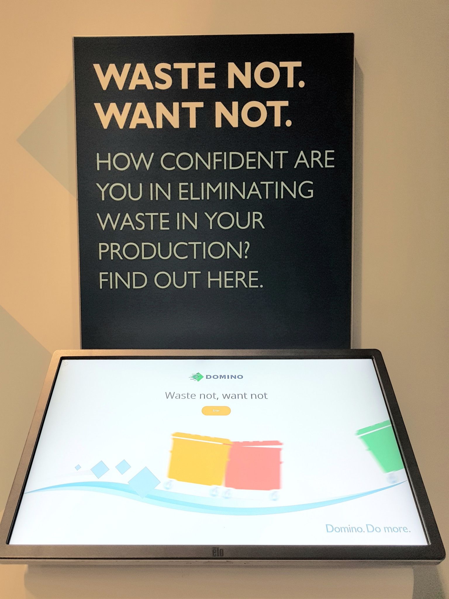 Domino Printing Sciences demonstrates key causes of hidden manufacturing waste at interpack 2023