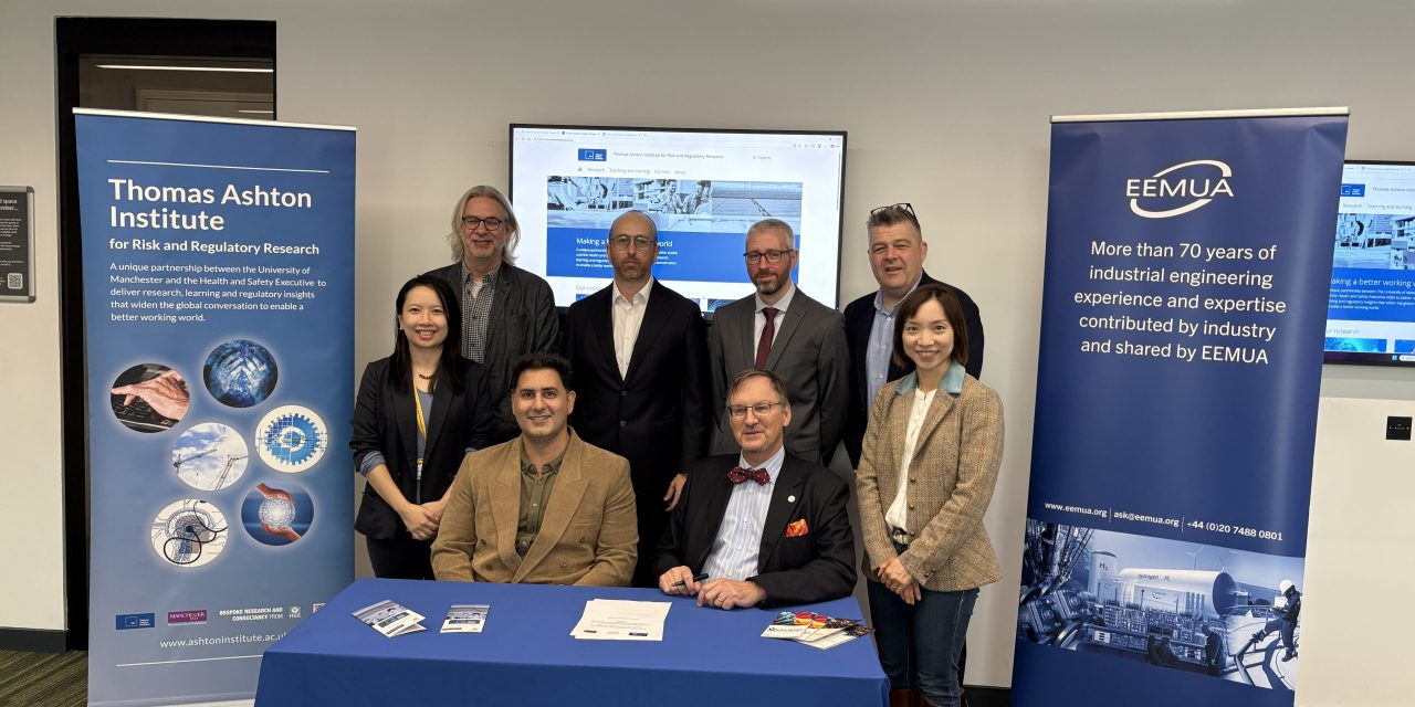 EEMUA, TAI and UoM launch joint research project on industrial incidents