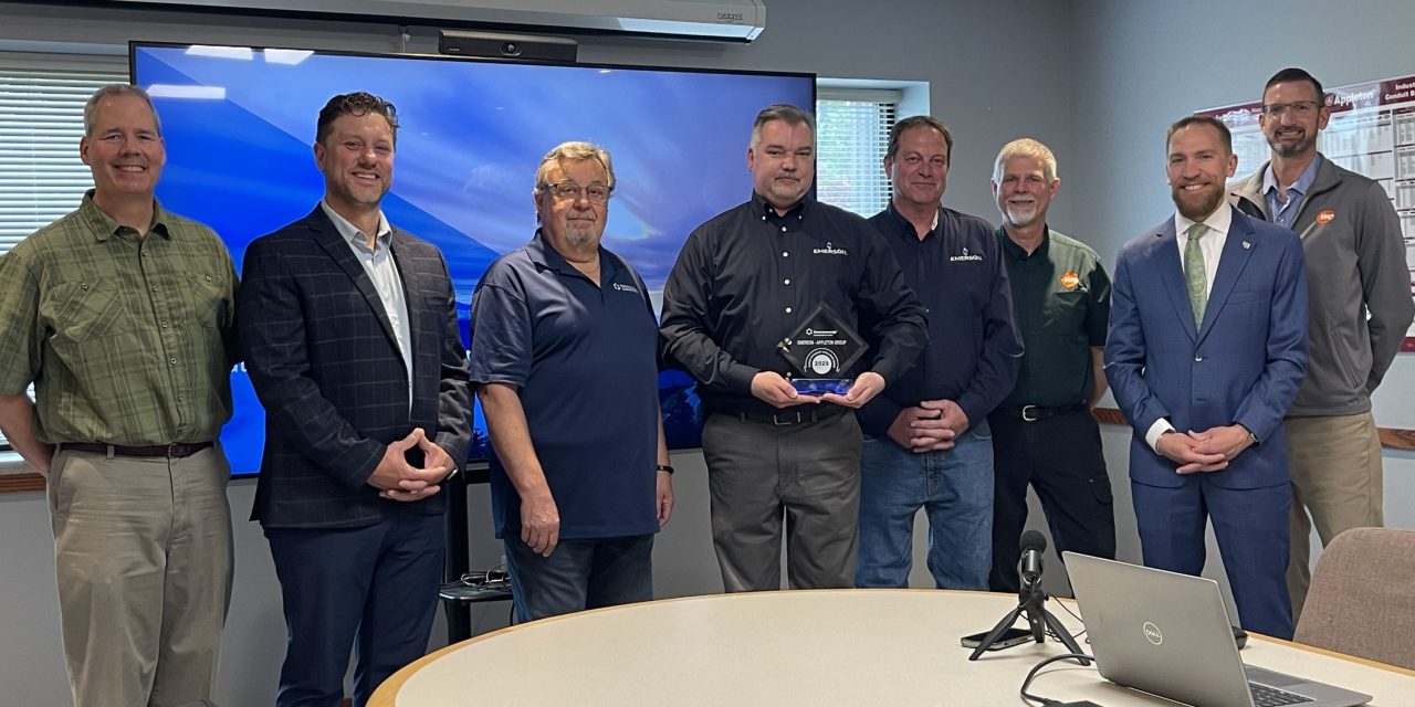 Emerson receives award for excellence in energy efficiency