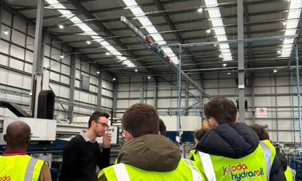 Joloda Hydraroll welcomes engineering & manufacturing students for factory tour