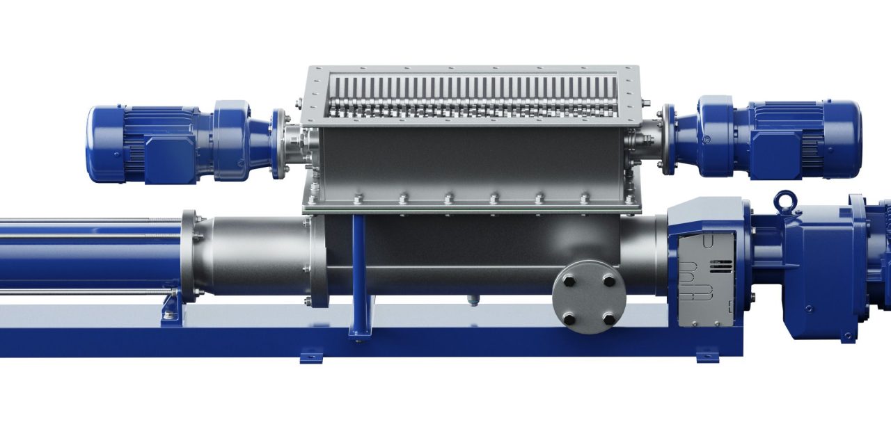 SEEPEX FlowShred conditions fibrous and bulky waste for smooth, stable conveying