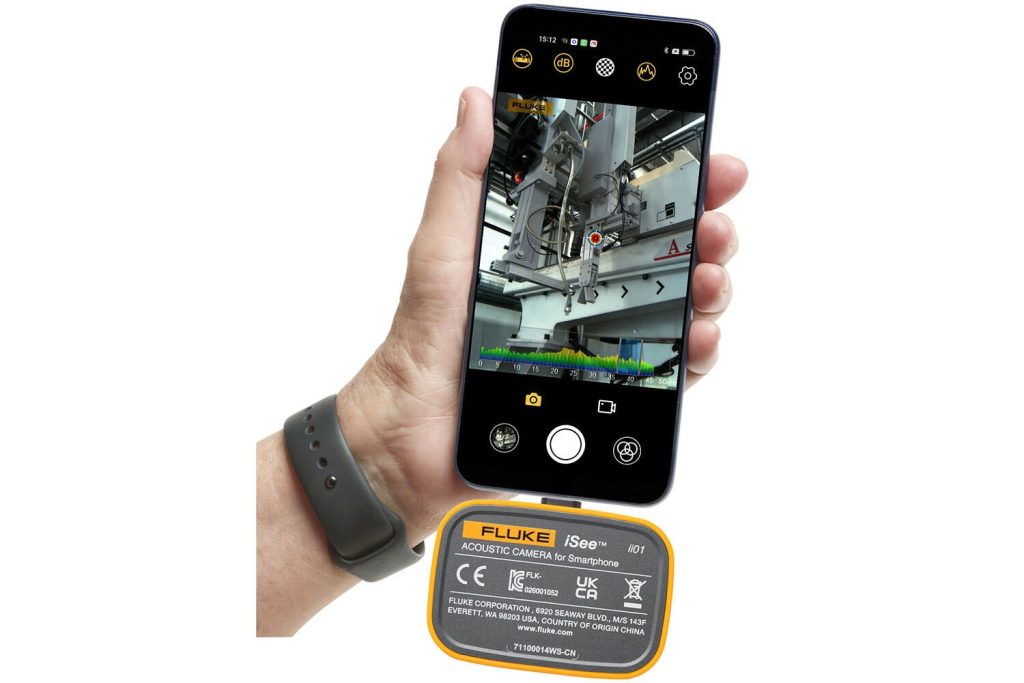 Fluke expands iSee Mobile Series with new TC03A thermal camera and ii01 acoustic camera