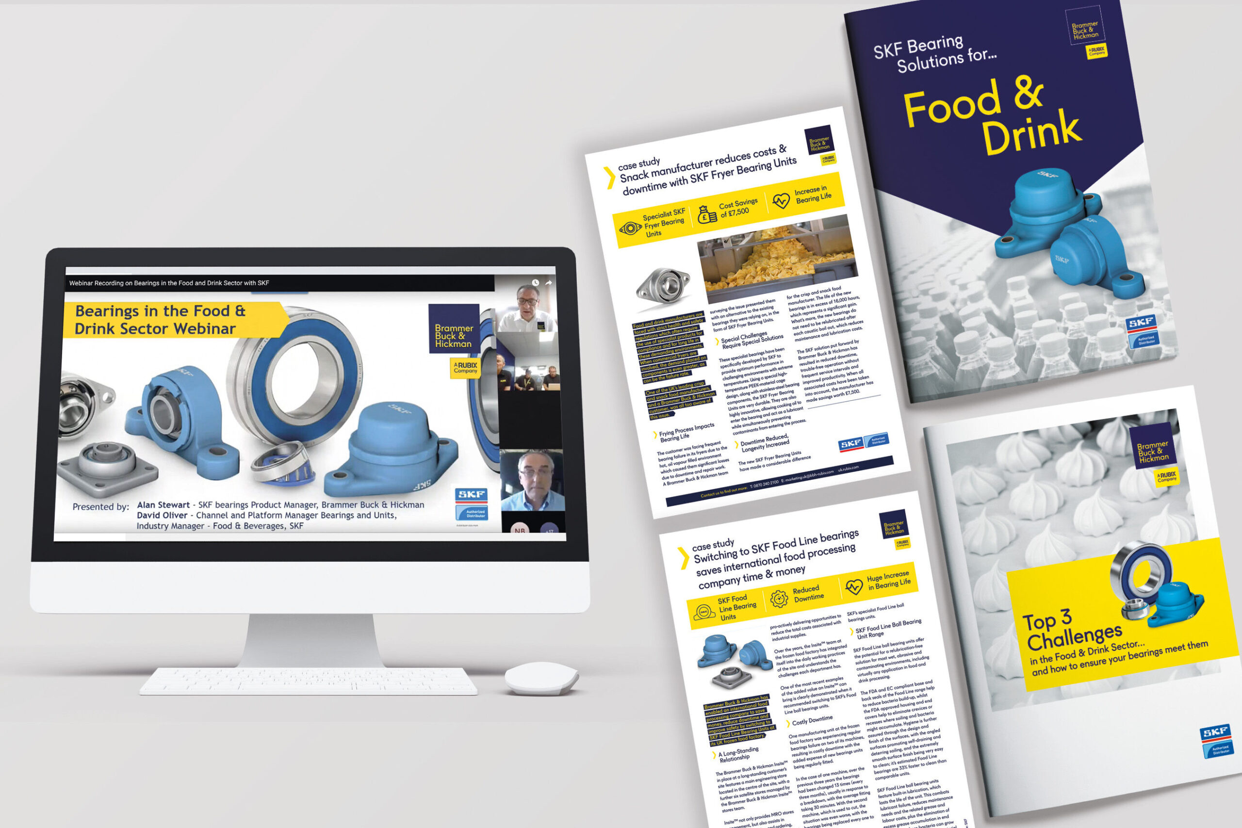 Brammer Buck & Hickman and SKF release range of informative resources on bearings in food & drink applications