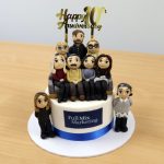 Manufacturing marketing agency Full Mix Marketing captured in cake for 10th anniversary