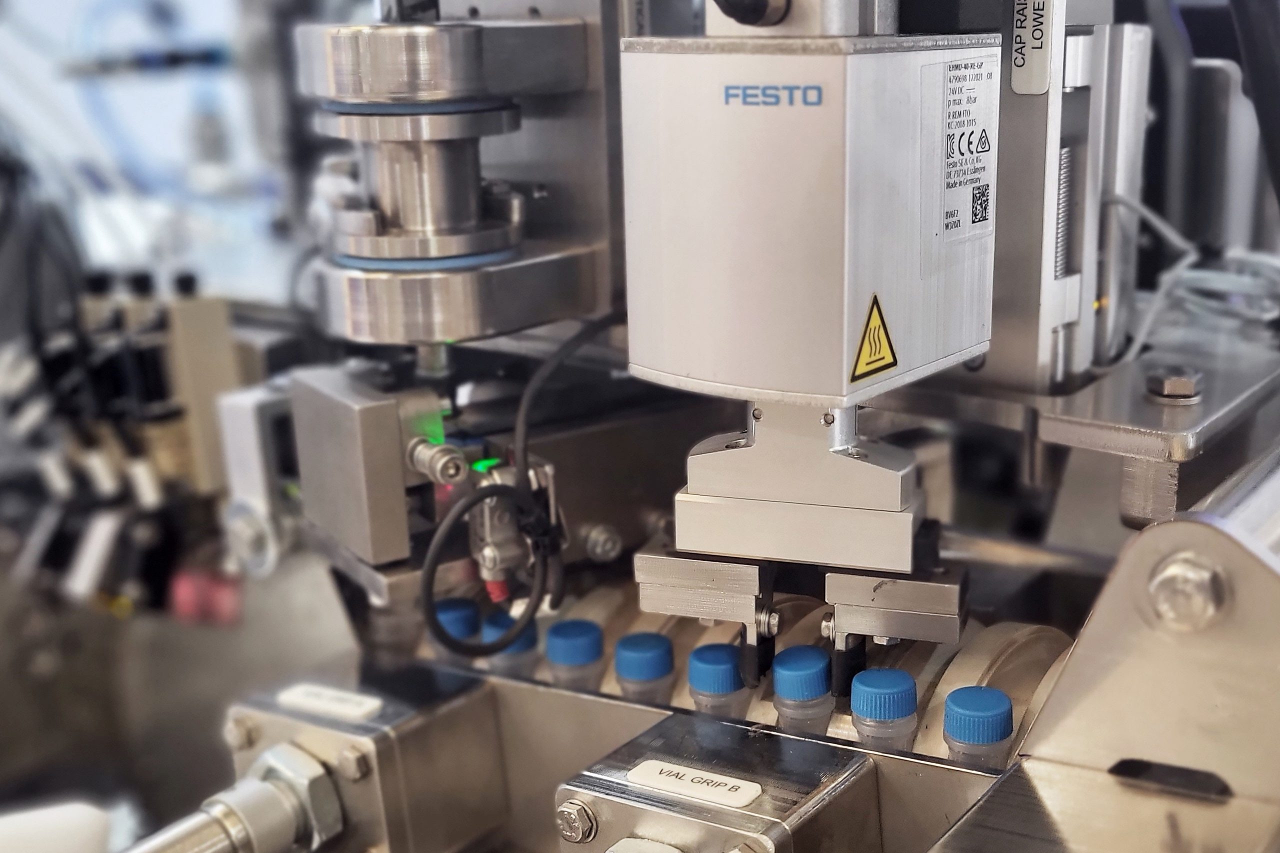 Festo and QM Systems collaborate to develop new automated mass testing system