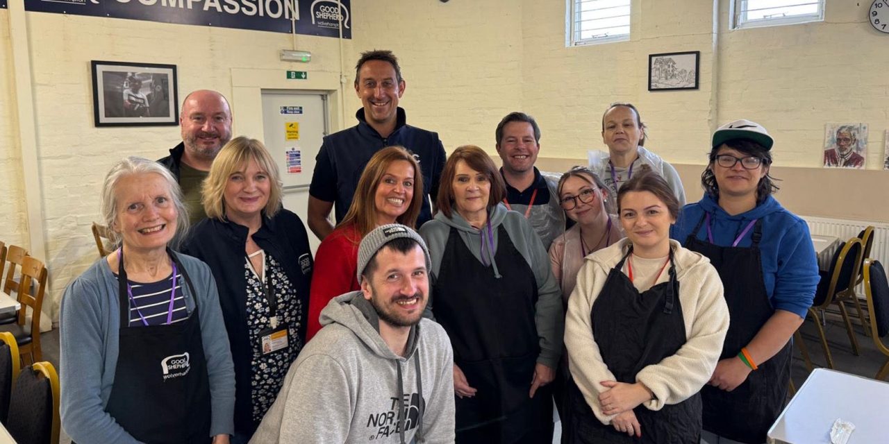 In-Comm Training serves up £25,000 boost to the Good Shepherd Wolverhampton