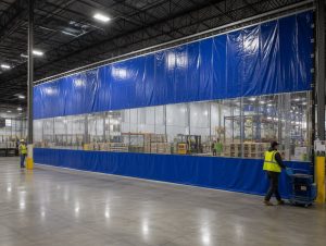 Why industrial curtain walls are replacing fixed partitions in modern warehouse operations