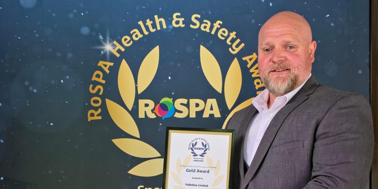 Health and Safety culture earns Palletline 12th RoSPA Gold Award
