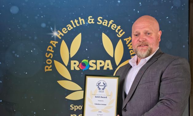 Health and Safety culture earns Palletline 12th RoSPA Gold Award