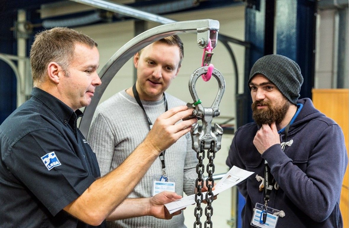 First lifting apprentice due to complete assessment