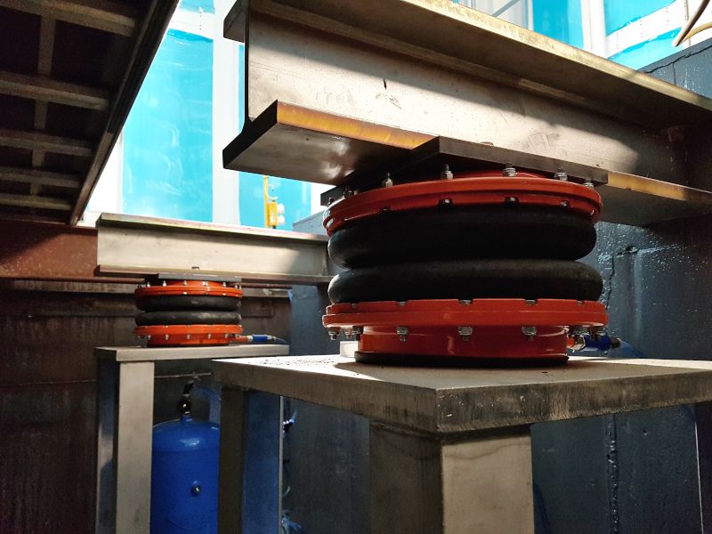 When are air springs the optimal choice of isolator?