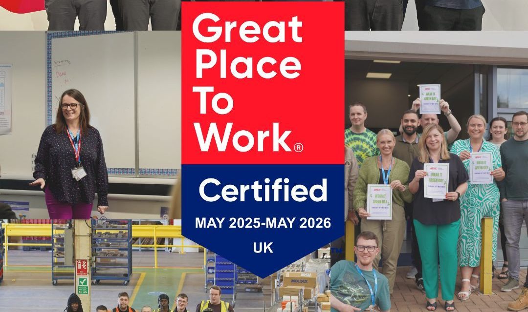 MSC Industrial Supply Co. UK team earns Great Place to Work Certification in 2025