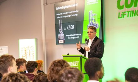 Recognising future talent: Combilift gives future engineers a lift