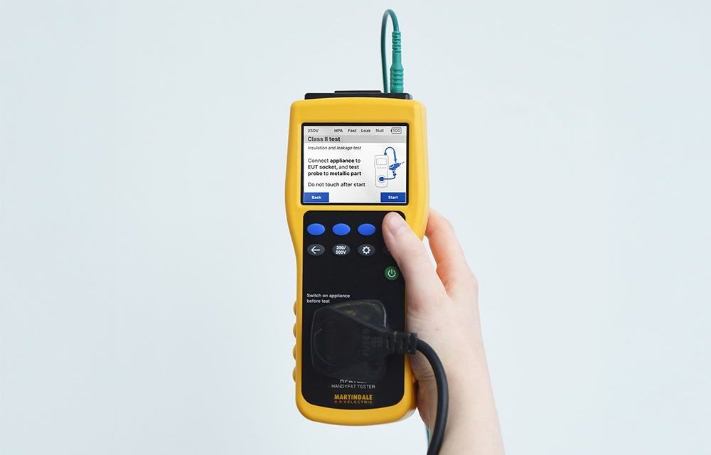 Martindale Electric launches two new handheld Portable Appliance Testers the HPAT550 and HPAT650