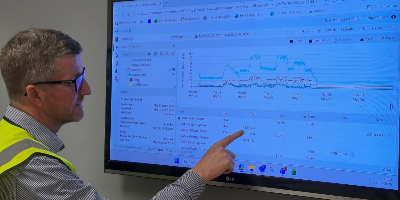 Baxi slashes electricity consumption at Preston manufacturing site
