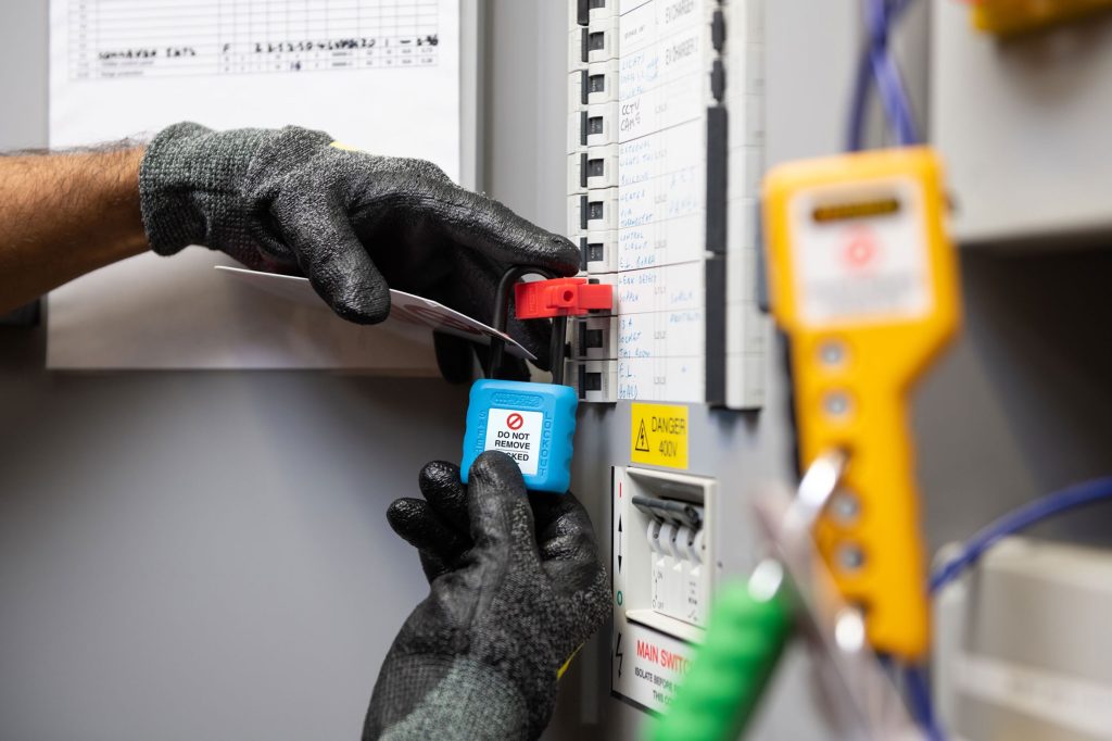 alive electrical safety man