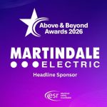 Martindale Electric announced as headline sponsor for the  ESR Above and Beyond Awards 2026 Parliamentary Reception