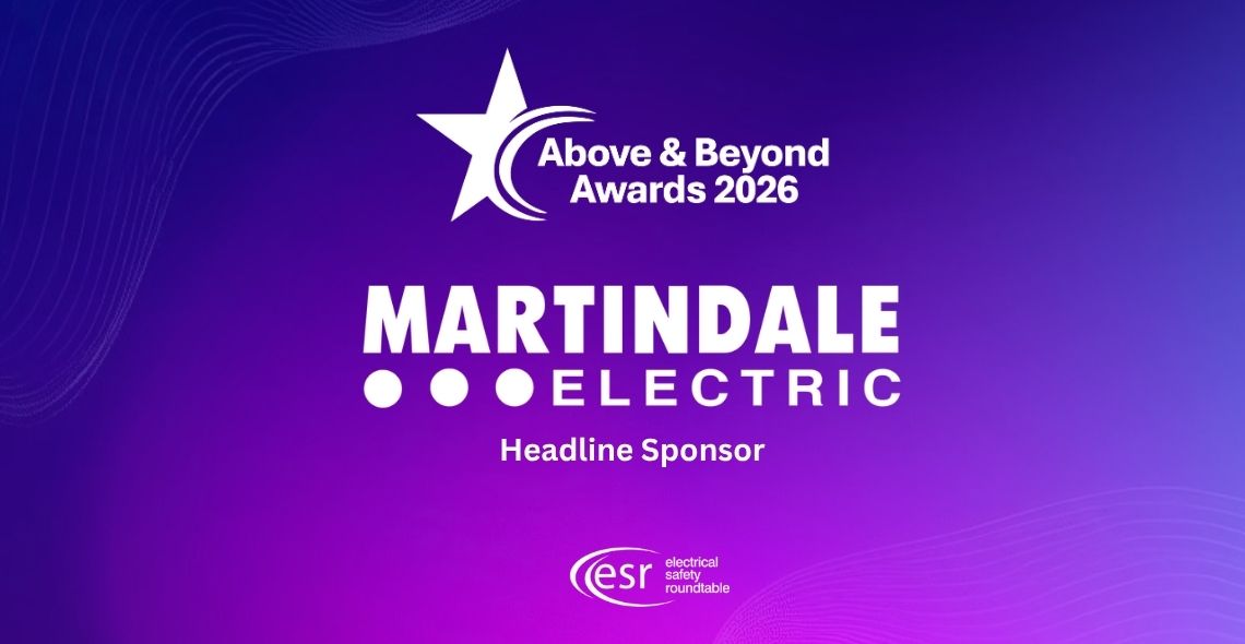 Martindale Electric announced as headline sponsor for the  ESR Above and Beyond Awards 2026 Parliamentary Reception