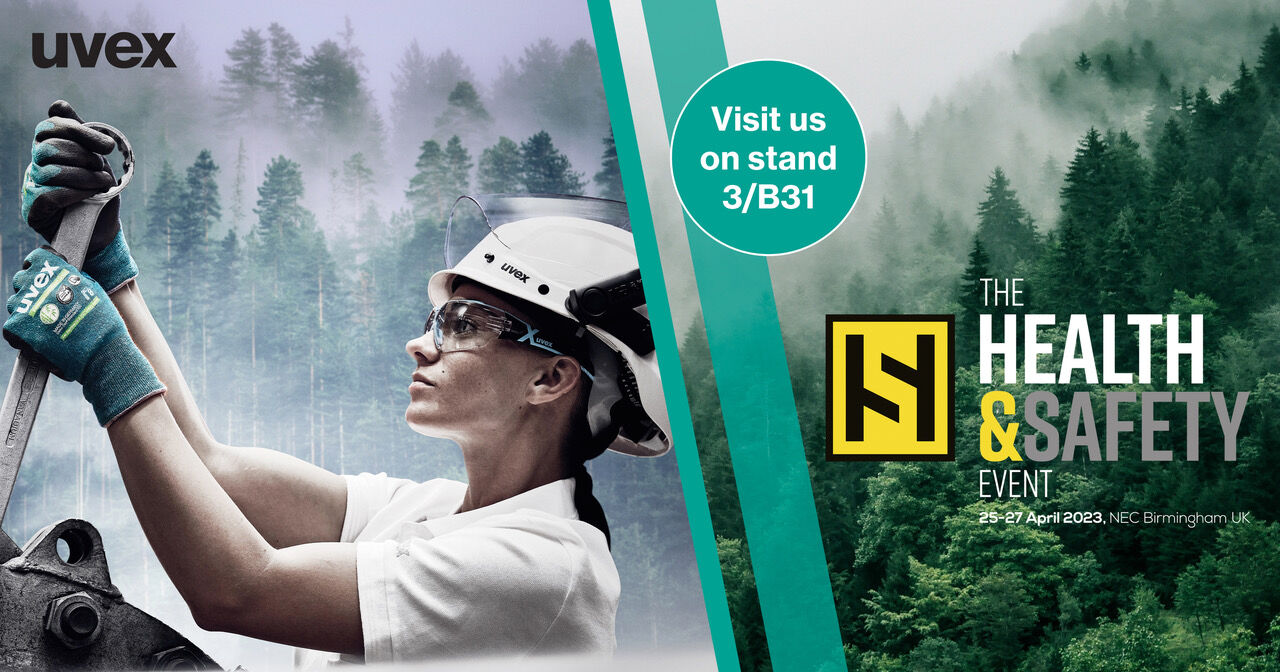 uvex highlights head-to-toe “protecting planet” range at The Health & Safety Event 2023