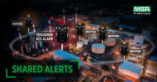 Innovation in gas detection– shared alerts for enhanced safety
