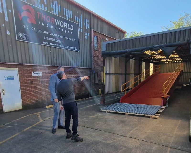 Thorworld hosts Chesterfield MP to discuss impact of steel tariffs on UK manufacturing