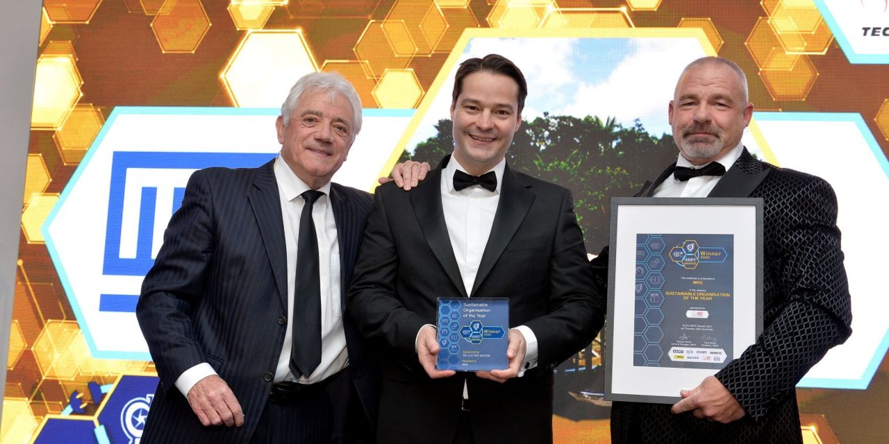 WEG wins Sustainable Organisation of the Year at AEMT Awards