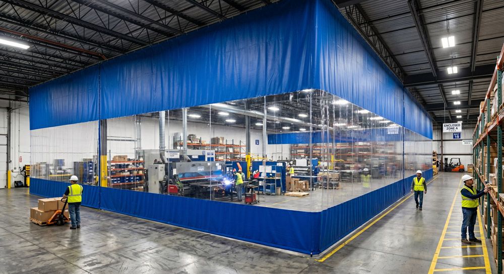 Why industrial curtain walls are replacing fixed partitions in modern warehouse operations