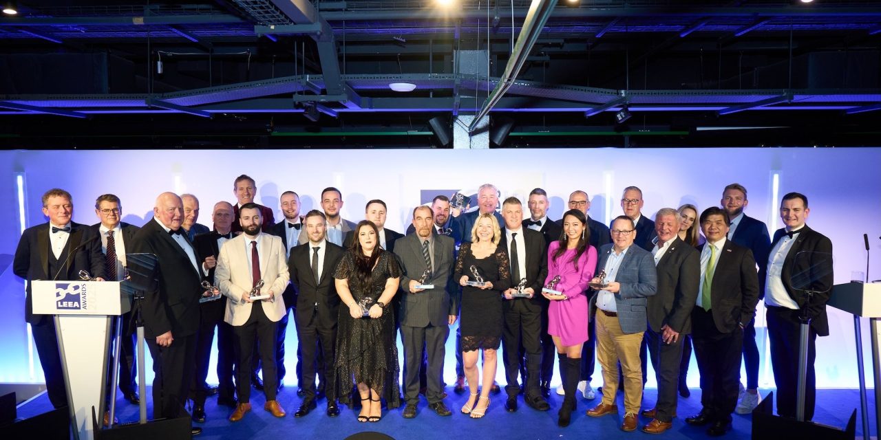 Winners lift their LEEA Awards and raise the industry
