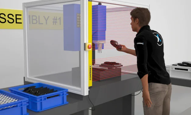 Contrinex slimline YBES Safety Light Curtains improve safety and productivity