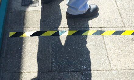 Beaverswood has hazards and restricted area marking safely taped