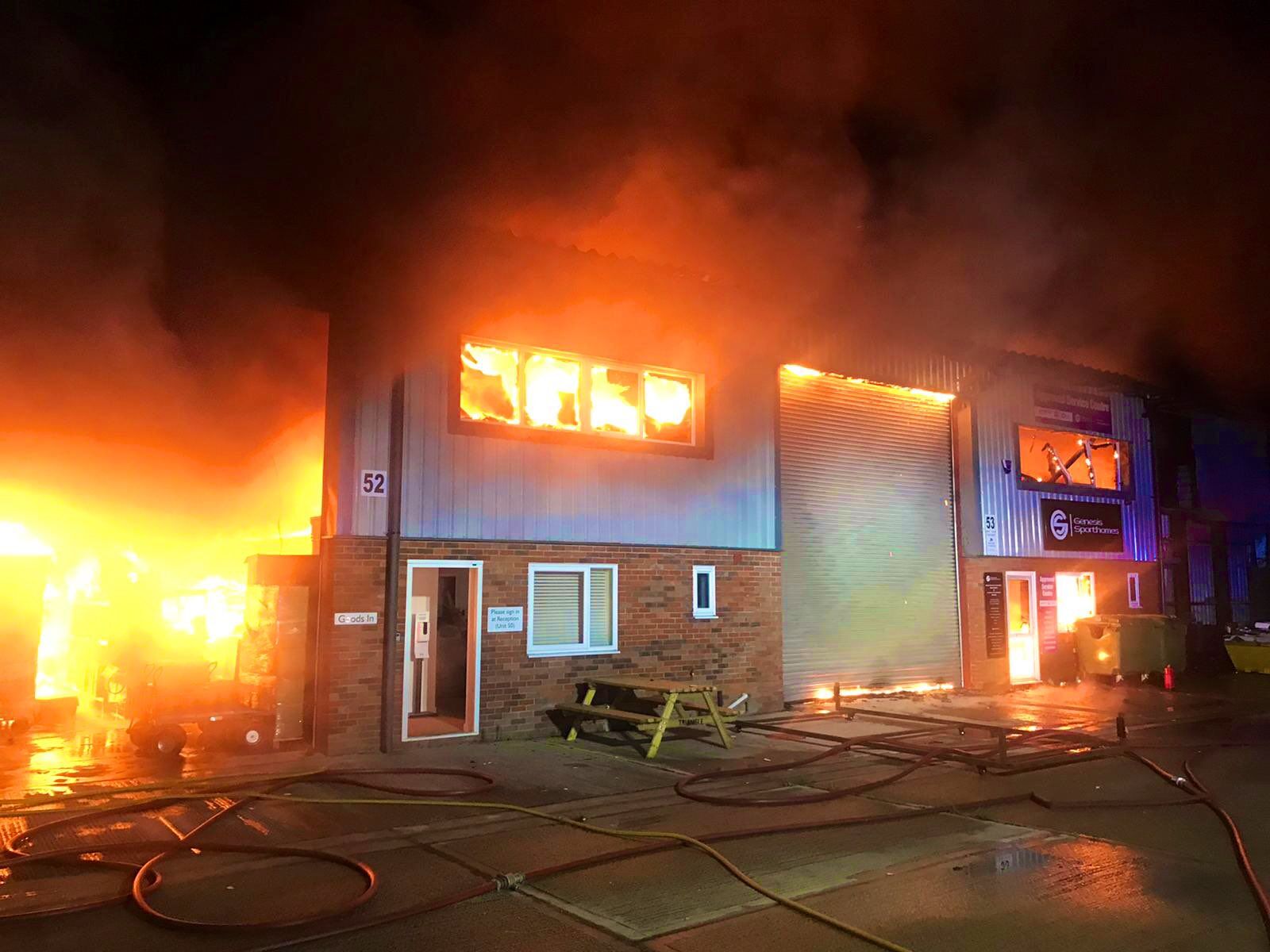 Fire at Suffolk industrial estate impacts businesses