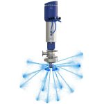 Next-generation rotating retractors clean hard-to-reach areas in processing lines